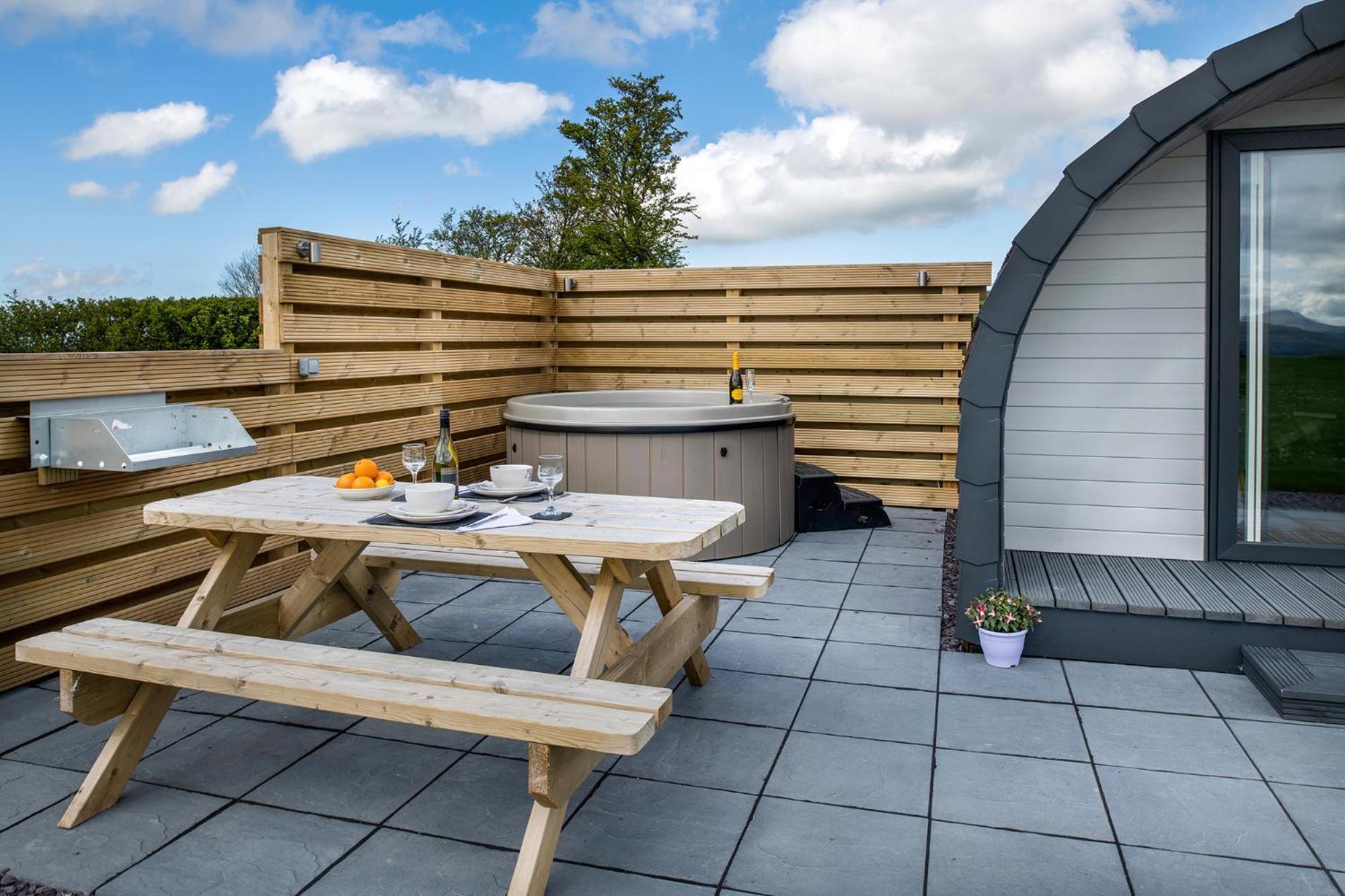 Waenfechan Glamping With Hot Tubs Lodge Colwyn Bay